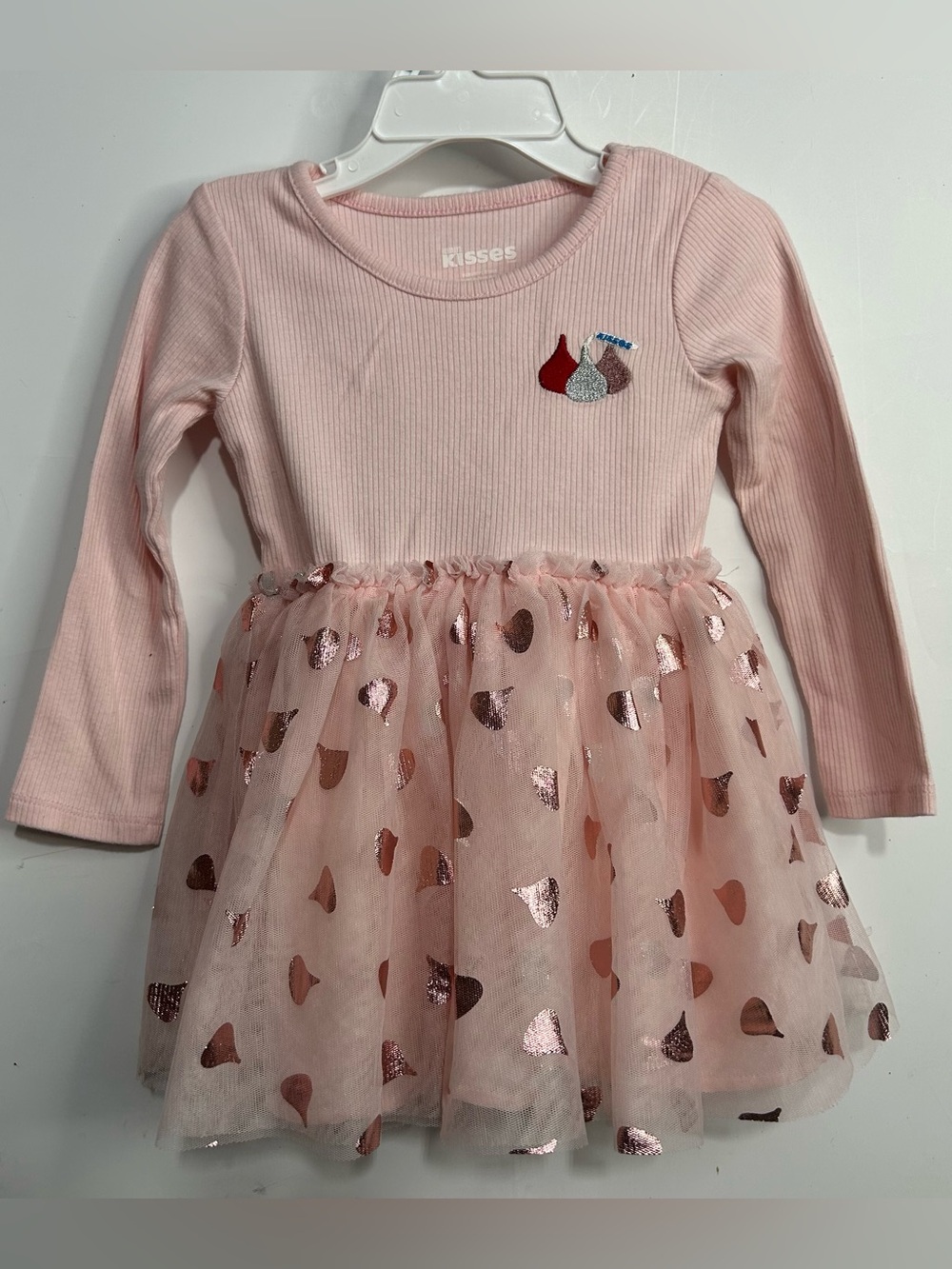 5 for $25🔥Hershey's Kisses Pink Kisses Print Tulle Dress‎ 18M